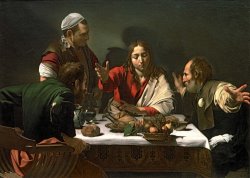 Supper at Emmaus 1601 by Caravaggio