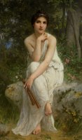 The Flute Player by Charles Amable Lenoir