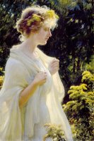 The Golden Profile by Charles Courtney Curran