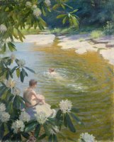 The Swimming Hole by Charles Courtney Curran