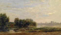 On The Oise by Charles Francois Daubigny