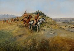 Buffalo Hunt by Charles Marion Russell