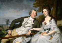 Benjamin And Eleanor Ridgely Laming by Charles Willson Peale