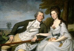 Benjamin And Eleanor Ridgely Laming by Charles Willson Peale