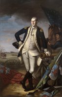 George Washington at The Battle of Princeton by Charles Willson Peale