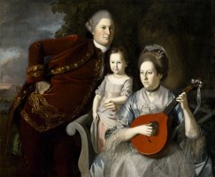 Portrait of The Edward Lloyd Family by Charles Willson Peale