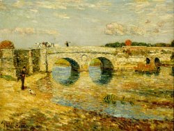 Bridge Over The Stour by Childe Hassam