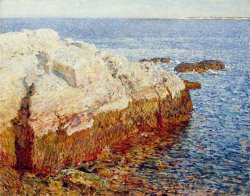 Cliff Rock Appledore by Childe Hassam