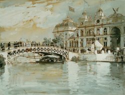 Columbian Exposition, Chicago by Childe Hassam