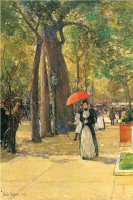 Fifth Avenue And Washington Square by Childe Hassam