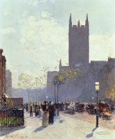 Lower Fifth Avenue by Childe Hassam
