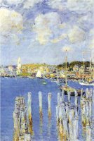Port of Gloucester Island by Childe Hassam