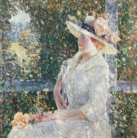 Portrait of Miss Weir by Childe Hassam