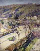 Posillipo Italy by Childe Hassam