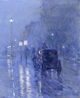 Rainy Midnight by Childe Hassam