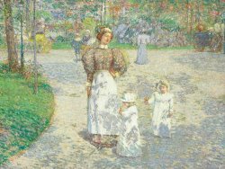 Spring In Central Park by Childe Hassam