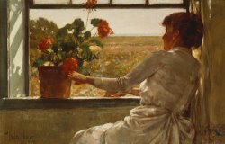 Summer Evening by Childe Hassam