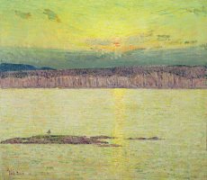 Sunset by Childe Hassam