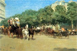 The Day of The Grand Prize 1 by Childe Hassam