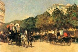 The Day of The Grand Prize 2 by Childe Hassam