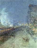 The El by Childe Hassam