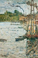 The Mill Pond by Childe Hassam