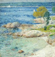 The Outer Harbour by Childe Hassam