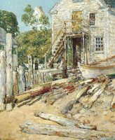 The Riggers Shop by Childe Hassam