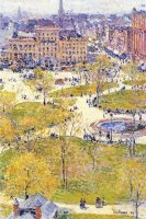 Union Square in Spring by Childe Hassam