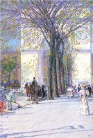 Washington Triumphal Arch in Spring by Childe Hassam