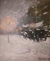 Winter, Midnight by Childe Hassam