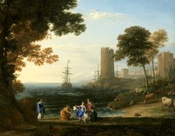 Coast View with The Abduction of Europa by Claude Lorrain