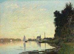 Argenteuil in Late Afternoon by Claude Monet