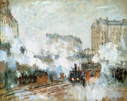Arrival of a Train by Claude Monet
