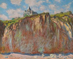 Church at Varengeville Morning Effect by Claude Monet