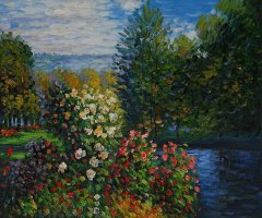 Corner Of The Garden At Montgeron by Claude Monet