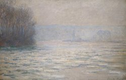 Floods On The Seine Near Bennecourt by Claude Monet