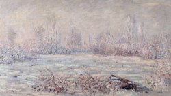 Frost Near Vetheuil by Claude Monet