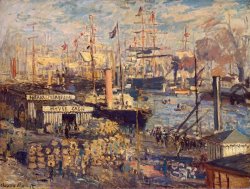 Grand Quai at Havre by Claude Monet