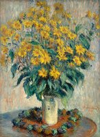 Jerusalem Artichoke Flowers by Claude Monet