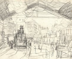 La Gare Saint Lazare by Claude Monet