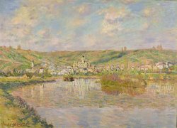 Late Afternoon - Vetheuil by Claude Monet