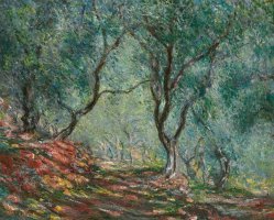 Olive Trees in the Moreno Garden by Claude Monet