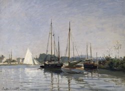 Pleasure Boats Argenteuil by Claude Monet