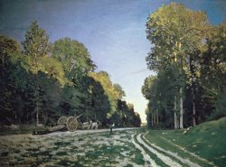 Route de Chailly by Claude Monet