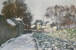 Snow At Argenteuil by Claude Monet