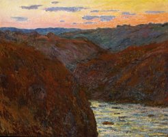 Sunset by Claude Monet