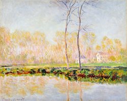 The Banks of the River Epte at Giverny by Claude Monet