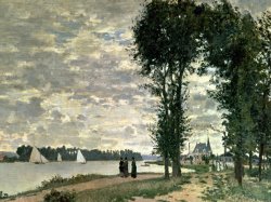 The Banks of the Seine at Argenteuil by Claude Monet