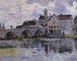 The Bridge of Moret sur Loing by Claude Monet